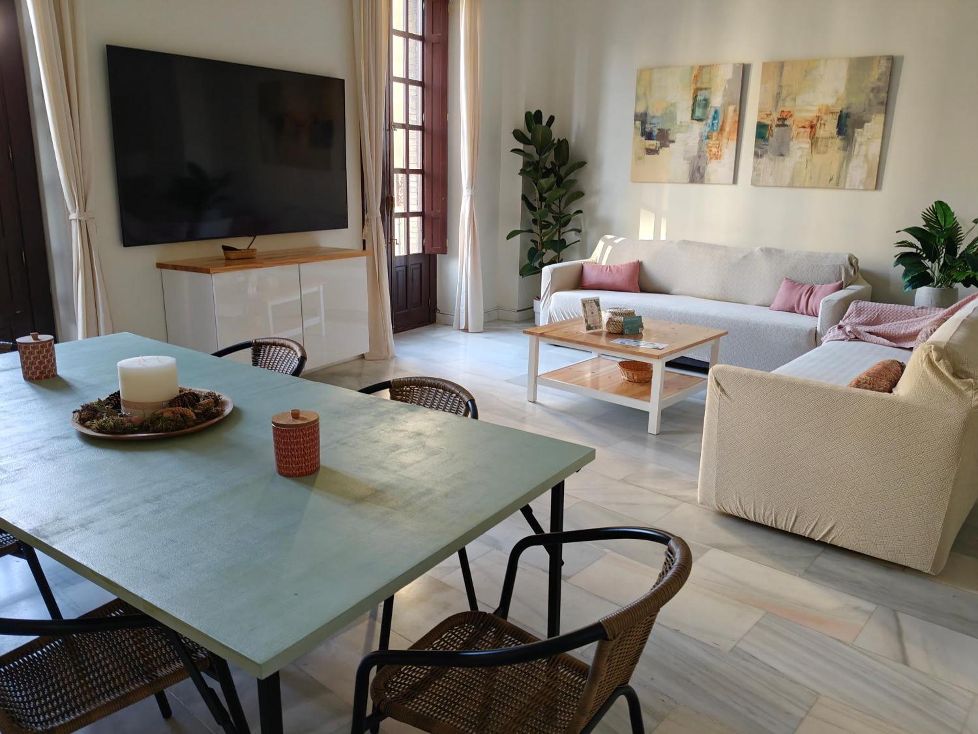 Charming Bright Apartment With Balconies On Cuesta Del Rosario セビリア エクステリア 写真